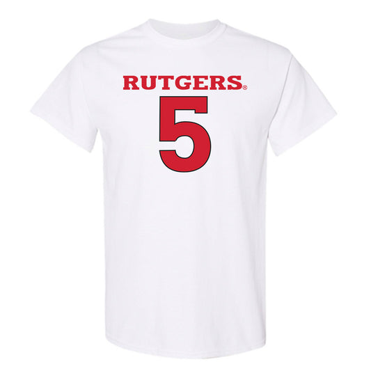 Rutgers - NCAA Women's Basketball : Deja Young - Sport Shersey T-Shirt-0