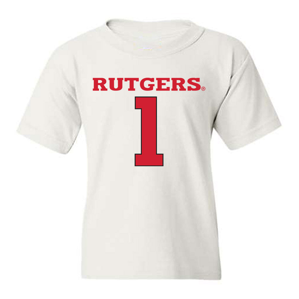 Rutgers - NCAA Women's Basketball : Lauryn Swann - Sport Shersey Youth T-Shirt-0