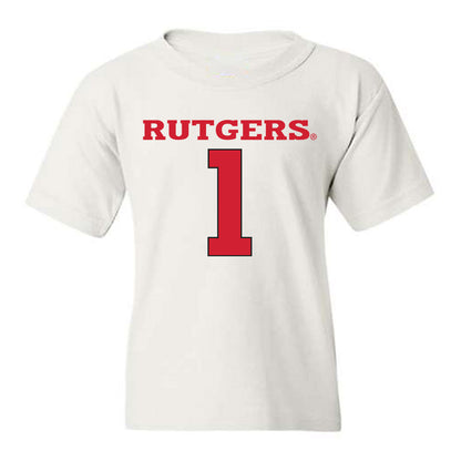 Rutgers - NCAA Women's Basketball : Lauryn Swann - Sport Shersey Youth T-Shirt-0