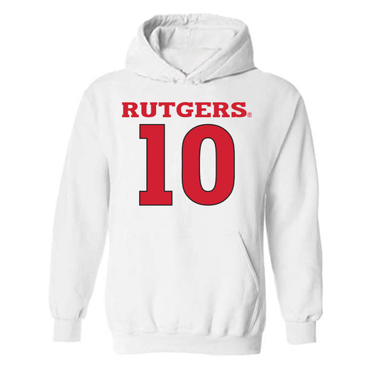 Rutgers - NCAA Women's Basketball : Nene Awa Ndiaye - Sport Shersey Hooded Sweatshirt-0