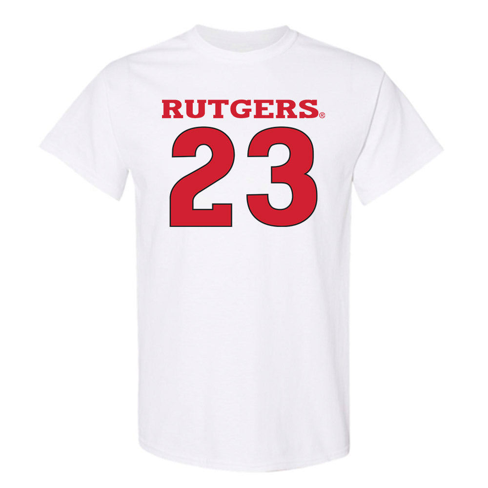 Rutgers - NCAA Men's Basketball : Martin Tonejc - Sport Shersey T-Shirt-0