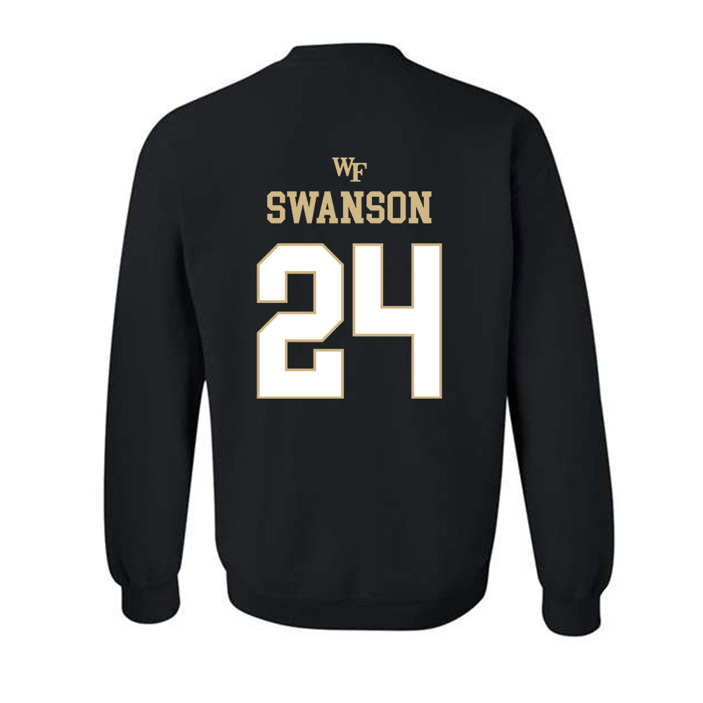 Wake Forest - NCAA Women's Basketball : Mckenzie Swanson - Sports Shersey Crewneck Sweatshirt-1