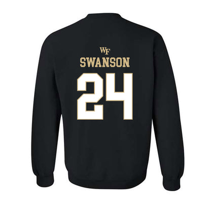 Wake Forest - NCAA Women's Basketball : Mckenzie Swanson - Sports Shersey Crewneck Sweatshirt-1