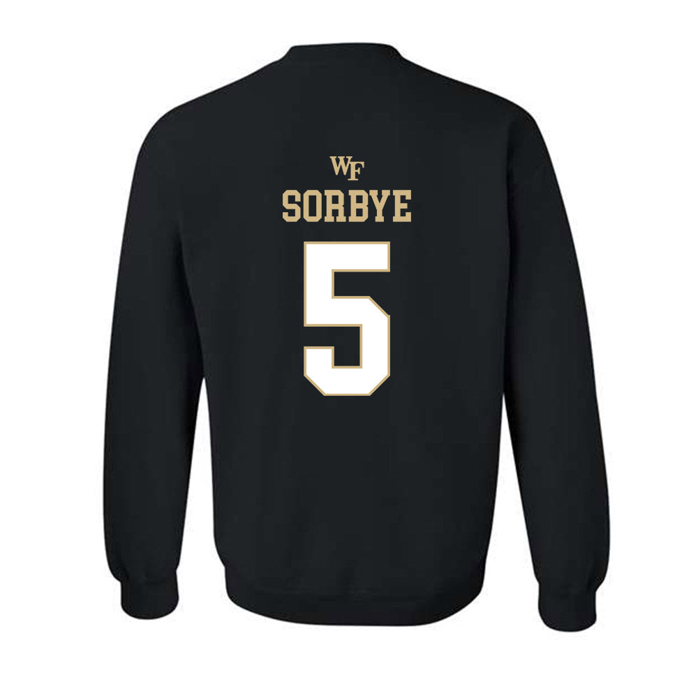 Wake Forest - NCAA Women's Basketball : Aurora Sorbye - Sports Shersey Crewneck Sweatshirt-1
