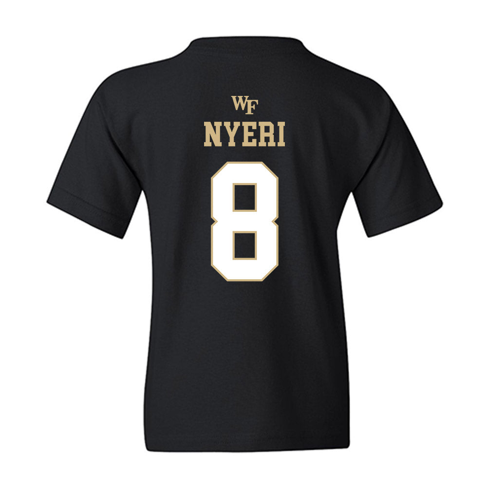 Wake Forest - NCAA Men's Basketball : Ring Nyeri - Sports Shersey Youth T-Shirt-1
