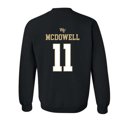 Wake Forest - NCAA Men's Basketball : Jamari McDowell - Sports Shersey Crewneck Sweatshirt-1
