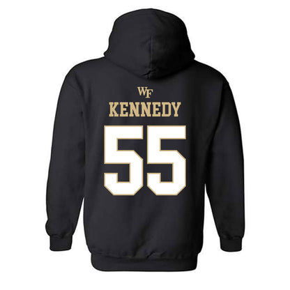 Wake Forest - NCAA Men's Basketball : Kevair Kennedy - Sports Shersey Hooded Sweatshirt-1