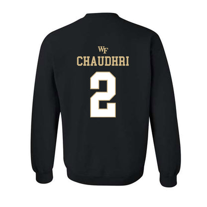Wake Forest - NCAA Men's Basketball : Vincent Chaudhri - Sports Shersey Crewneck Sweatshirt-1