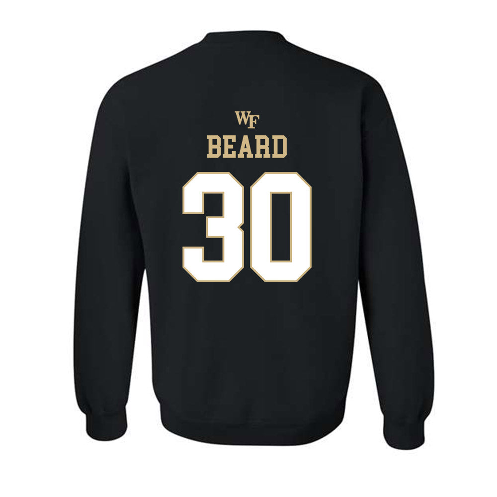 Wake Forest - NCAA Men's Basketball : Anson Beard - Sports Shersey Crewneck Sweatshirt-1