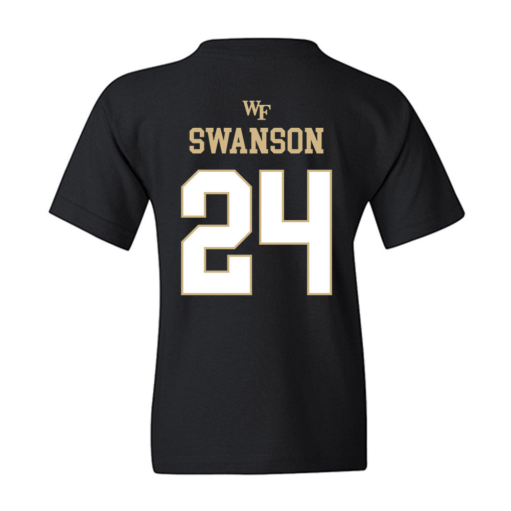 Wake Forest - NCAA Women's Basketball : Mckenzie Swanson - Sports Shersey Youth T-Shirt-1