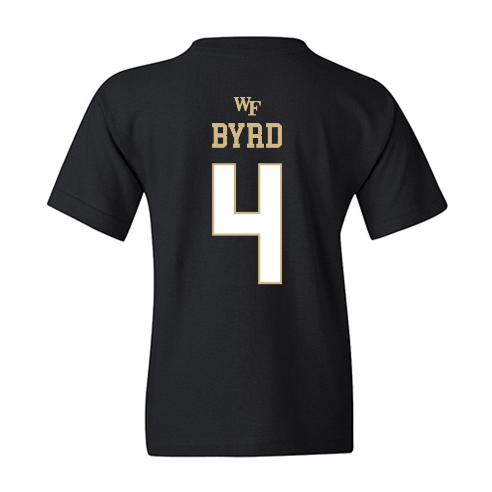 Wake Forest - NCAA Women's Basketball : Ramiyah Byrd - Sports Shersey Youth T-Shirt-1