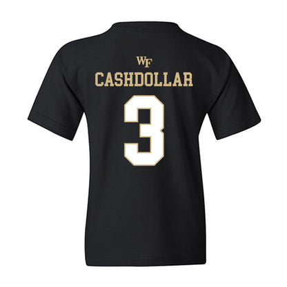 Wake Forest - NCAA Women's Basketball : Alexis Cashdollar - Sports Shersey Youth T-Shirt-1