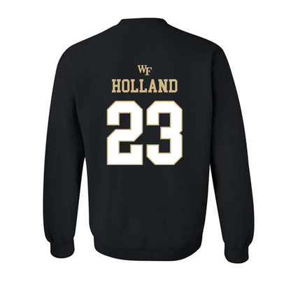 Wake Forest - NCAA Women's Basketball : Oshauna Holland - Sports Shersey Crewneck Sweatshirt-1