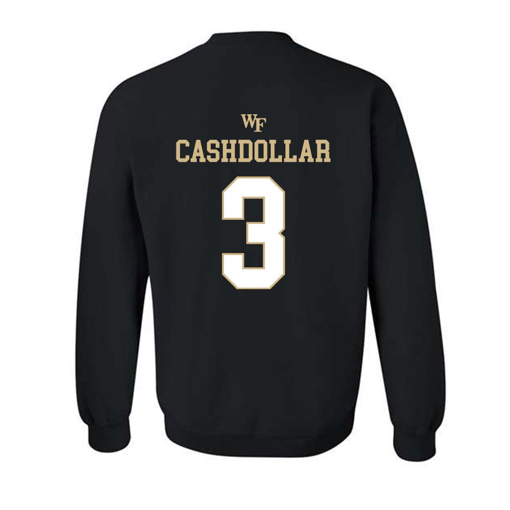 Wake Forest - NCAA Women's Basketball : Alexis Cashdollar - Sports Shersey Crewneck Sweatshirt-1