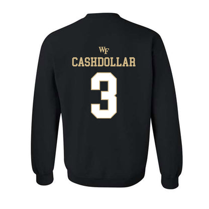 Wake Forest - NCAA Women's Basketball : Alexis Cashdollar - Sports Shersey Crewneck Sweatshirt-1