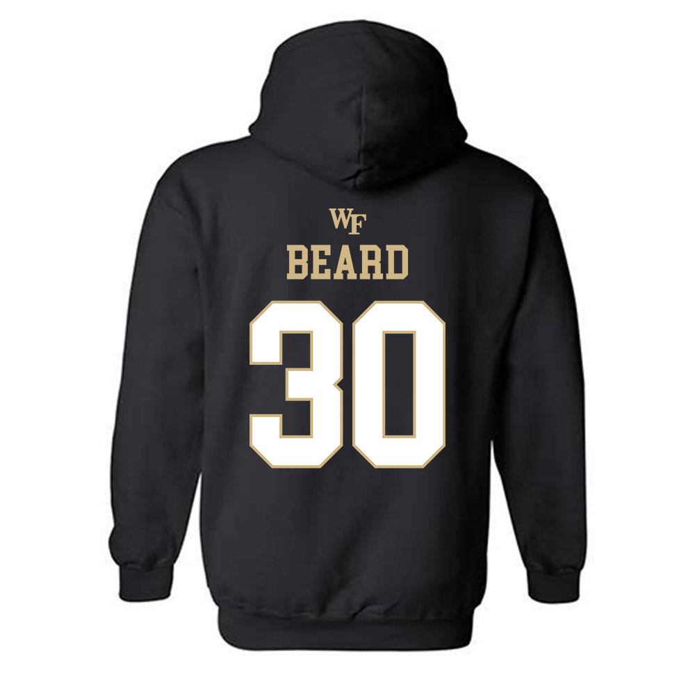 Wake Forest - NCAA Men's Basketball : Anson Beard - Sports Shersey Hooded Sweatshirt-1