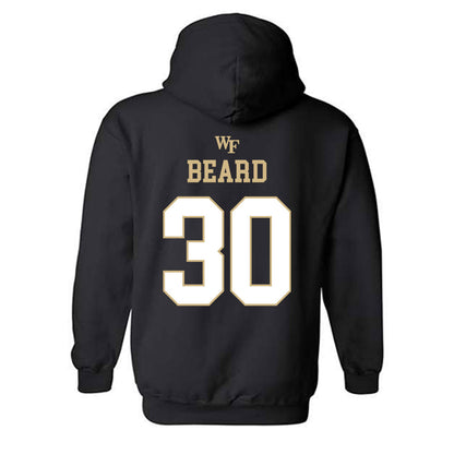 Wake Forest - NCAA Men's Basketball : Anson Beard - Sports Shersey Hooded Sweatshirt-1