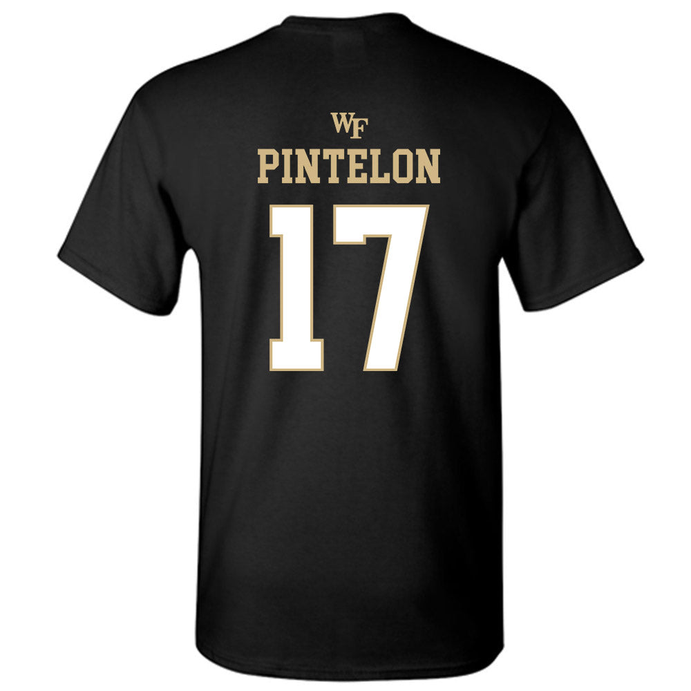 Wake Forest - NCAA Men's Basketball : Xander Pintelon - Sports Shersey T-Shirt-1