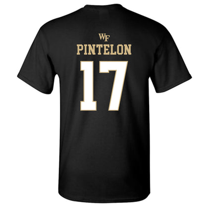 Wake Forest - NCAA Men's Basketball : Xander Pintelon - Sports Shersey T-Shirt-1