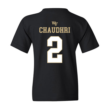 Wake Forest - NCAA Men's Basketball : Vincent Chaudhri - Sports Shersey Youth T-Shirt-1