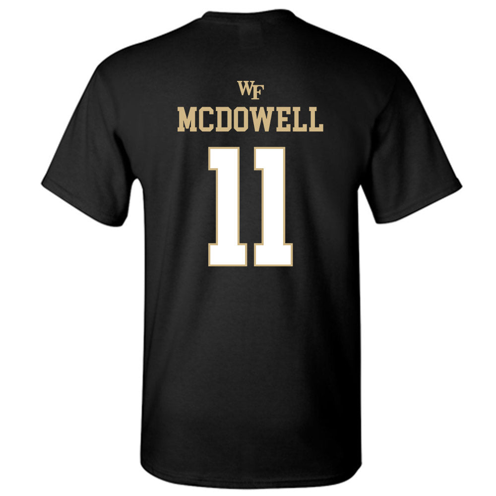 Wake Forest - NCAA Men's Basketball : Jamari McDowell - Sports Shersey T-Shirt-1