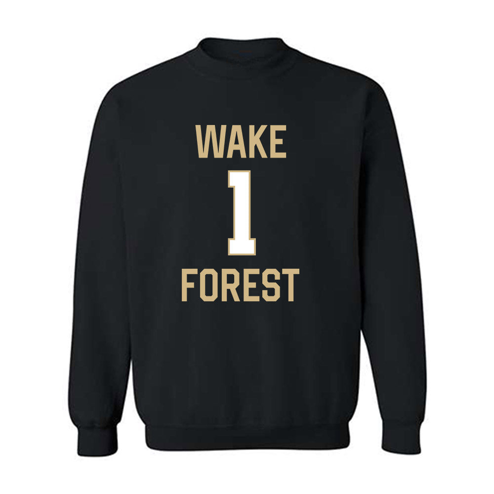 Wake Forest - NCAA Women's Basketball : Adora Nwude - Sports Shersey Crewneck Sweatshirt-0