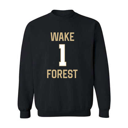 Wake Forest - NCAA Women's Basketball : Adora Nwude - Sports Shersey Crewneck Sweatshirt-0