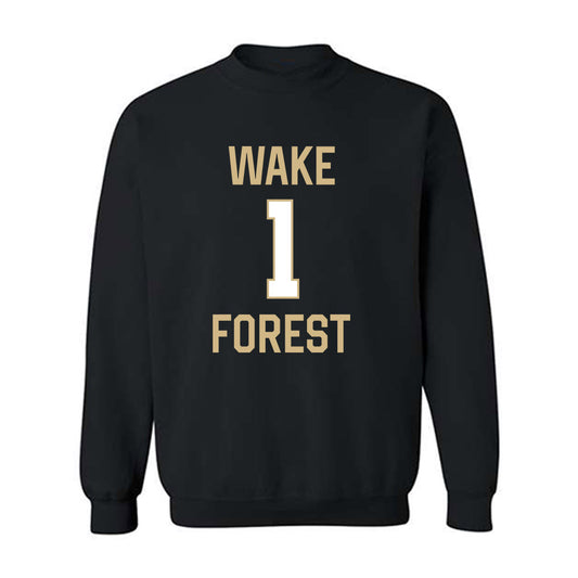 Wake Forest - NCAA Women's Basketball : Adora Nwude - Sports Shersey Crewneck Sweatshirt-0