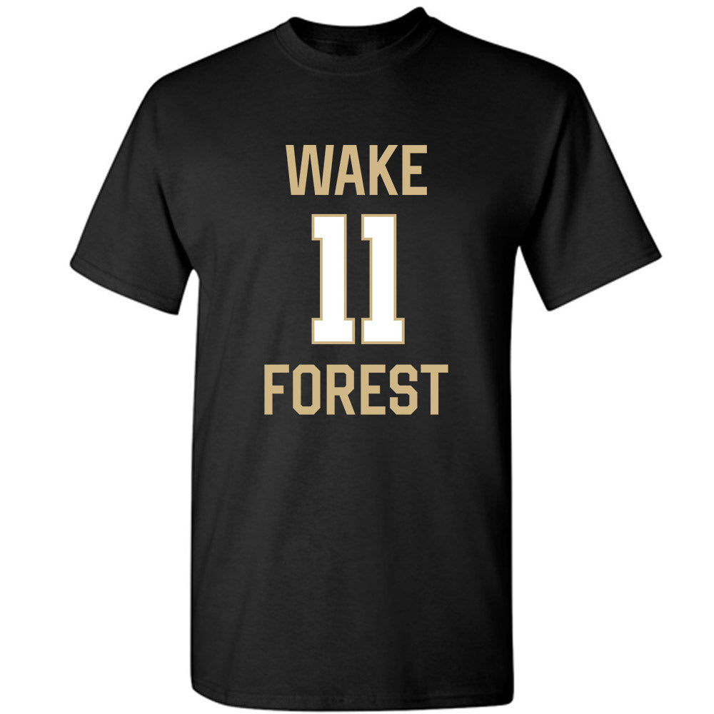 Wake Forest - NCAA Men's Basketball : Jamari McDowell - Sports Shersey T-Shirt-0
