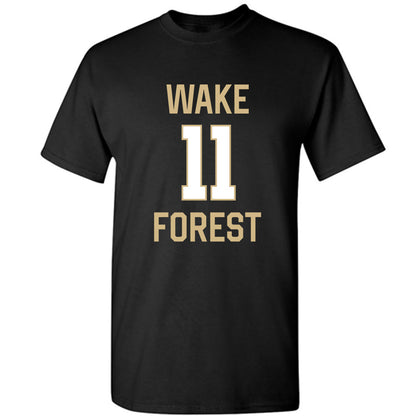 Wake Forest - NCAA Men's Basketball : Jamari McDowell - Sports Shersey T-Shirt-0