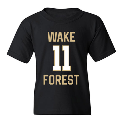 Wake Forest - NCAA Men's Basketball : Jamari McDowell - Sports Shersey Youth T-Shirt-0