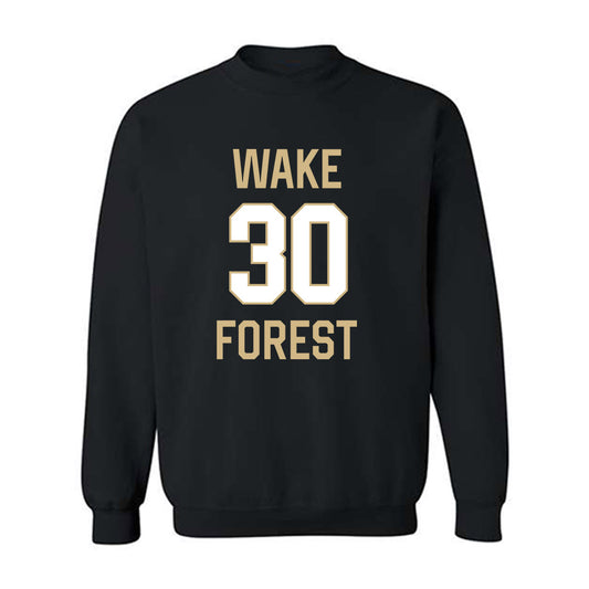 Wake Forest - NCAA Men's Basketball : Anson Beard - Sports Shersey Crewneck Sweatshirt-0
