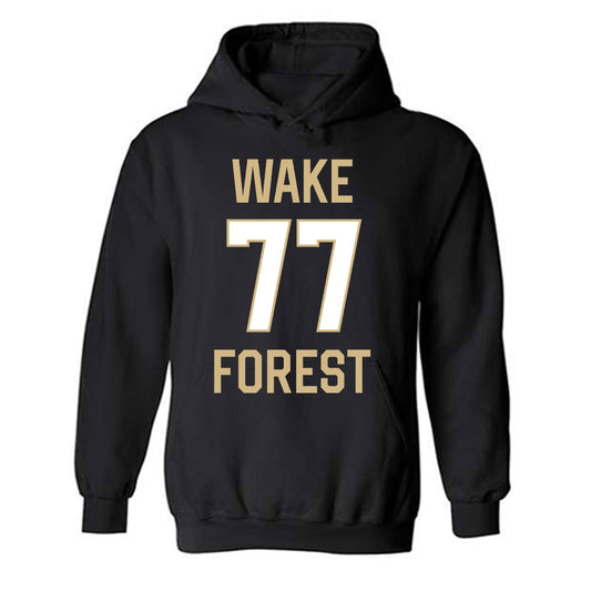 Wake Forest - NCAA Men's Basketball : Antonio Dorn - Sports Shersey Hooded Sweatshirt-0