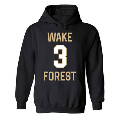 Wake Forest - NCAA Women's Basketball : Alexis Cashdollar - Sports Shersey Hooded Sweatshirt-0