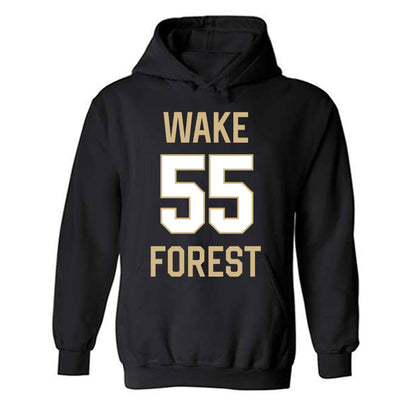 Wake Forest - NCAA Men's Basketball : Kevair Kennedy - Sports Shersey Hooded Sweatshirt-0