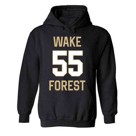 Wake Forest - NCAA Men's Basketball : Kevair Kennedy - Sports Shersey Hooded Sweatshirt-0