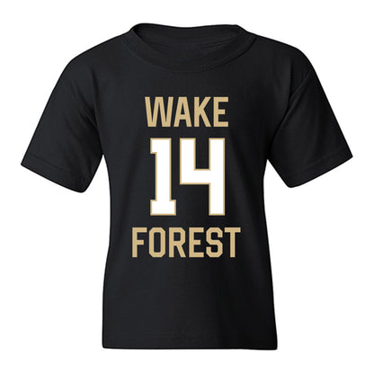 Wake Forest - NCAA Women's Basketball : Mary Carter - Sports Shersey Youth T-Shirt-0