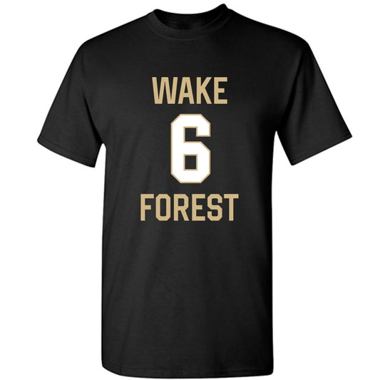 Wake Forest - NCAA Men's Basketball : Lukas Bojovic - Sports Shersey T-Shirt-0