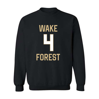 Wake Forest - NCAA Men's Basketball : Will Underwood - Sports Shersey Crewneck Sweatshirt-0