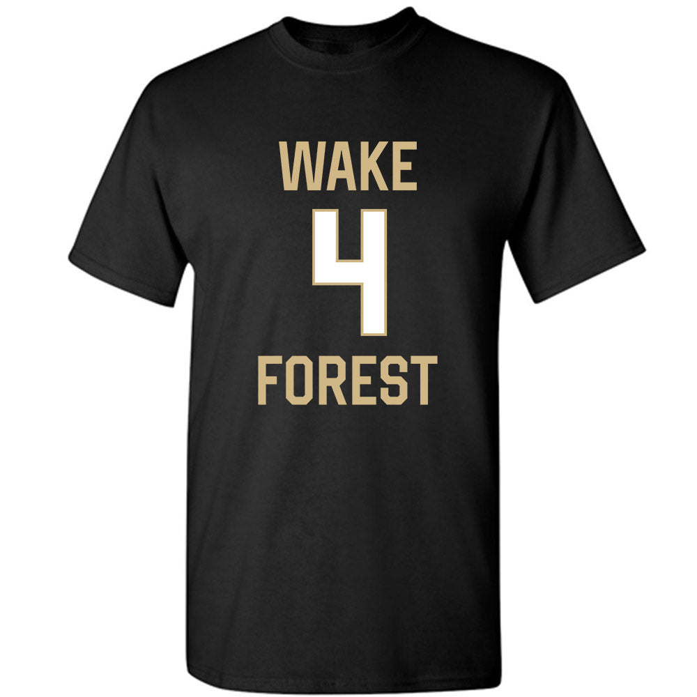 Wake Forest - NCAA Men's Basketball : Will Underwood - Sports Shersey T-Shirt-0