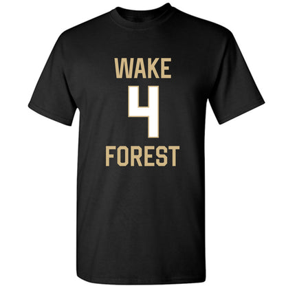 Wake Forest - NCAA Men's Basketball : Will Underwood - Sports Shersey T-Shirt-0