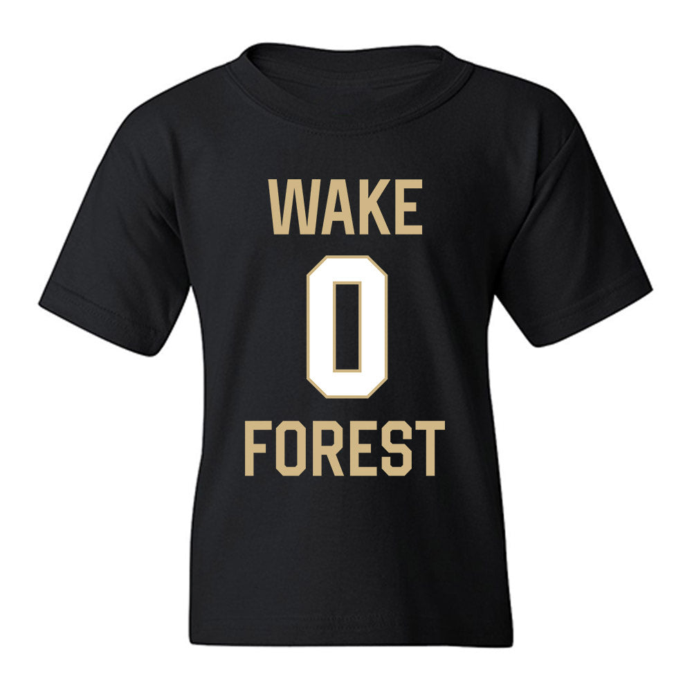 Wake Forest - NCAA Men's Basketball : Gallagher Placide - Sports Shersey Youth T-Shirt-0