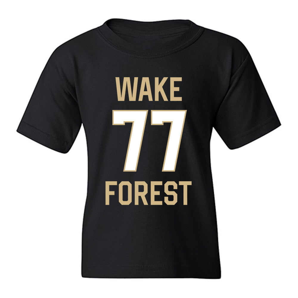 Wake Forest - NCAA Men's Basketball : Antonio Dorn - Sports Shersey Youth T-Shirt-0