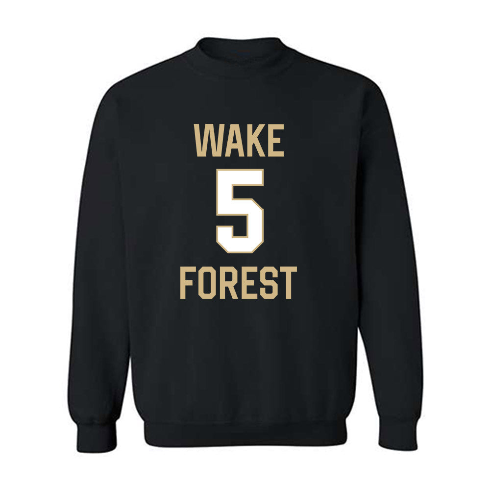 Wake Forest - NCAA Women's Basketball : Aurora Sorbye - Sports Shersey Crewneck Sweatshirt-0