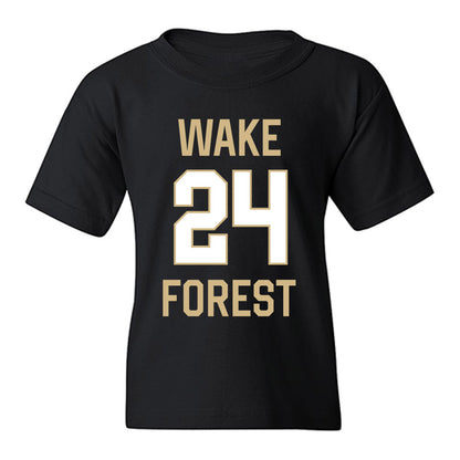 Wake Forest - NCAA Women's Basketball : Mckenzie Swanson - Sports Shersey Youth T-Shirt-0