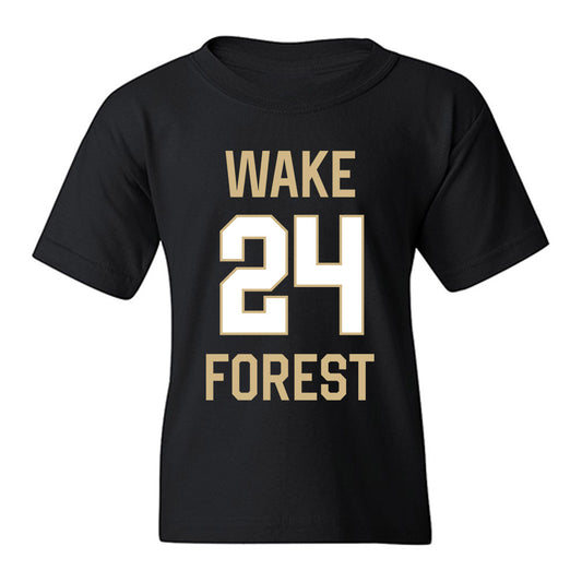 Wake Forest - NCAA Women's Basketball : Mckenzie Swanson - Sports Shersey Youth T-Shirt-0
