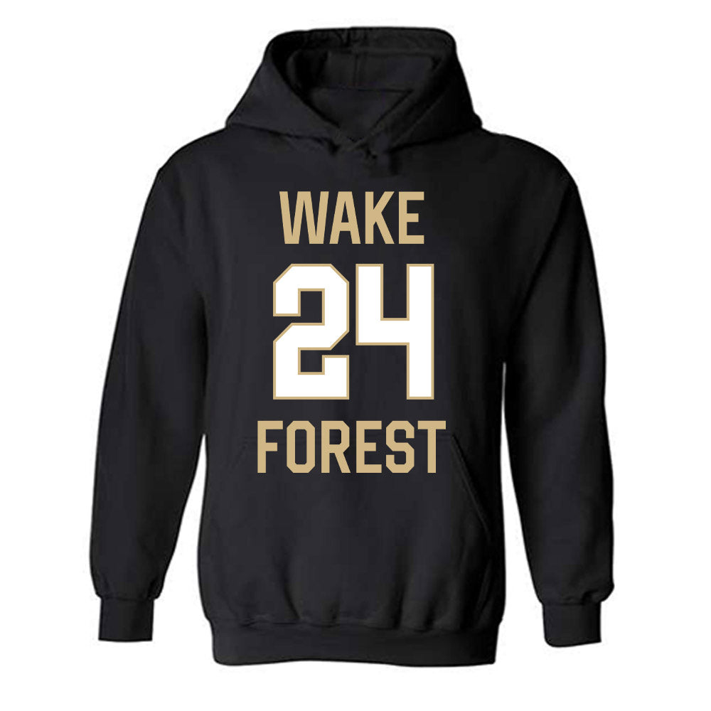 Wake Forest - NCAA Women's Basketball : Mckenzie Swanson - Sports Shersey Hooded Sweatshirt-0