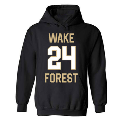 Wake Forest - NCAA Women's Basketball : Mckenzie Swanson - Sports Shersey Hooded Sweatshirt-0