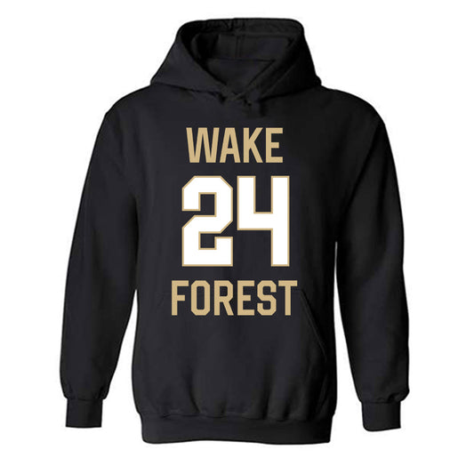Wake Forest - NCAA Women's Basketball : Mckenzie Swanson - Sports Shersey Hooded Sweatshirt-0