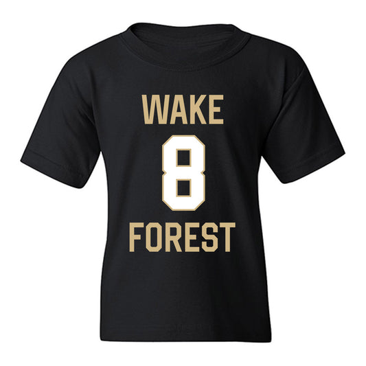 Wake Forest - NCAA Women's Basketball : Breauna Ware - Sports Shersey Youth T-Shirt-0